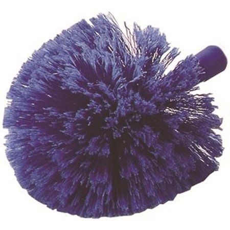 CARLISLE SANITARY MAINTENANCE Flo-Pac Round Duster with Soft Flagged PVS Bristles in Blue 36340414